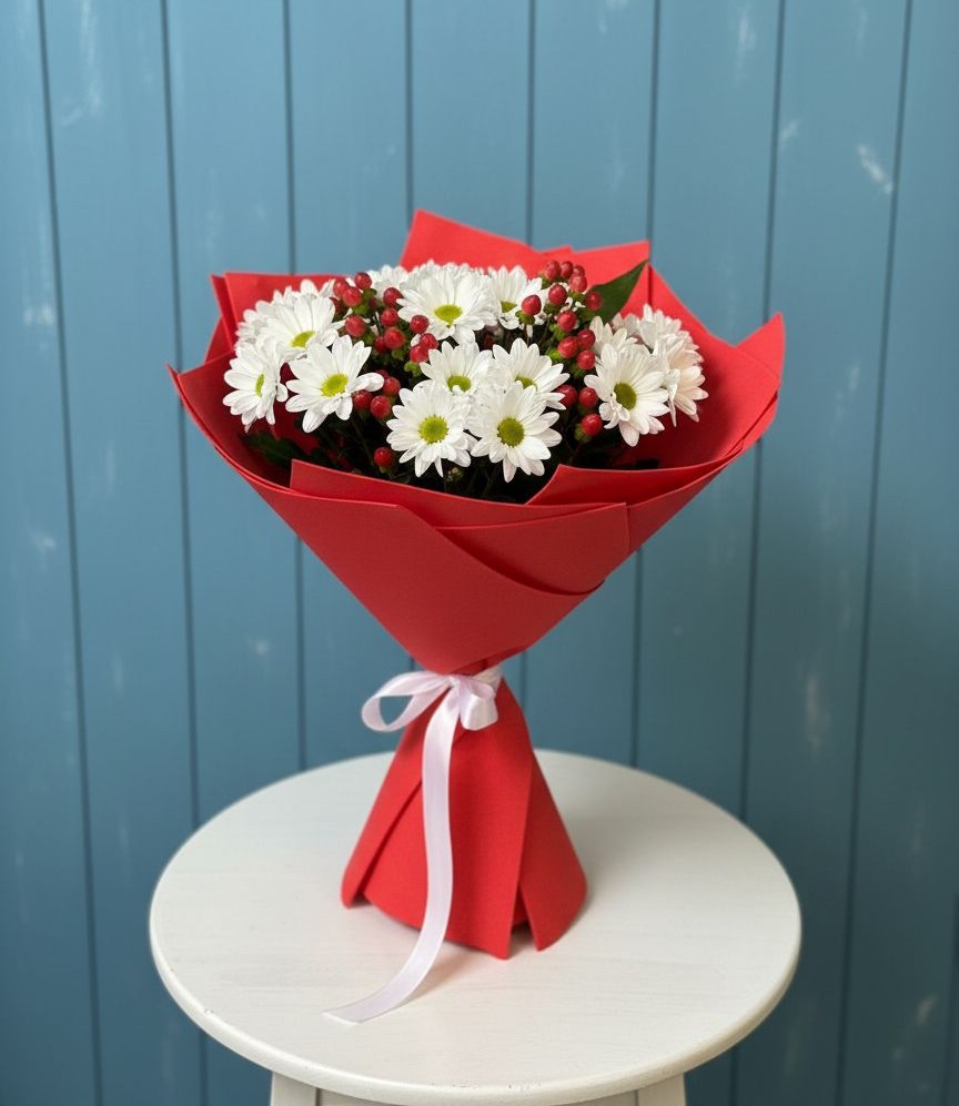 Букет цветов из: Хризантемы в Красавино