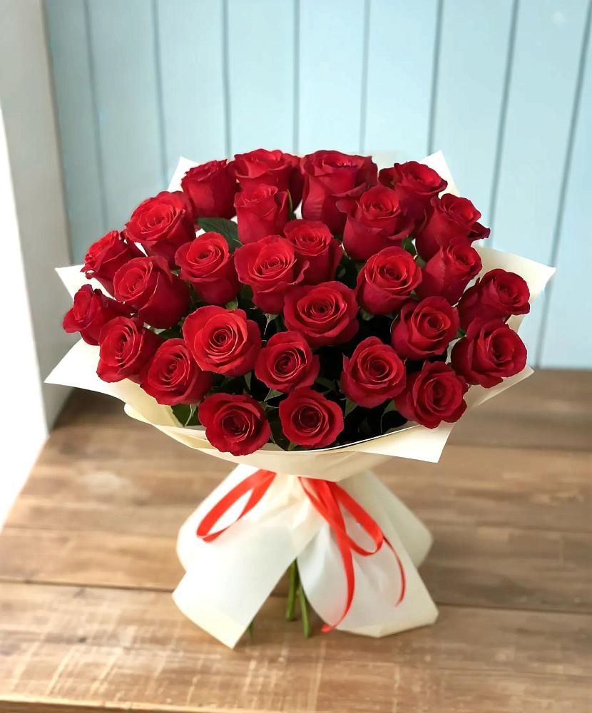 Букет 29 Красных роз в Красавино