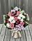 Букет цветов из: Альстромерии, Гвоздики, Розы и Хризантемы в Красавино