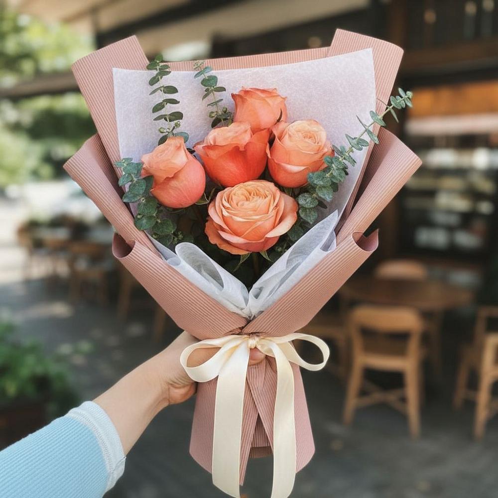 Букет цветов из: Розы в Красавино