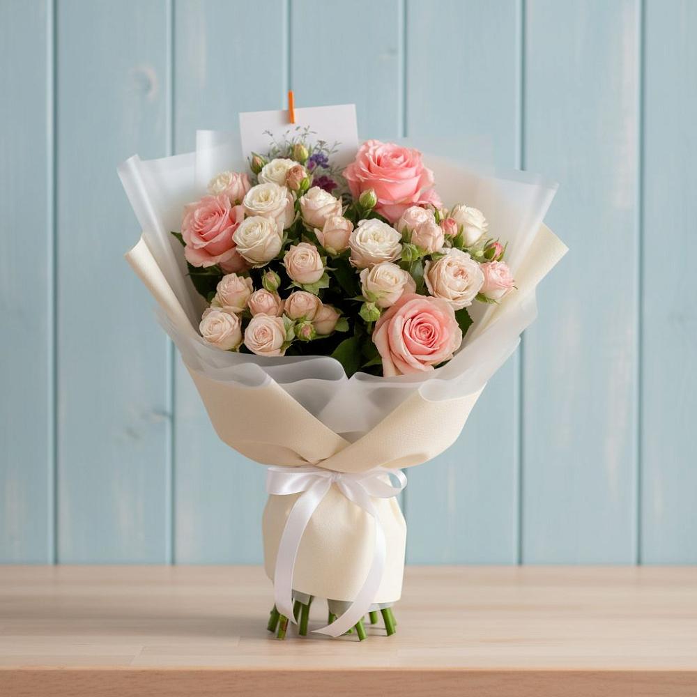 Букет цветов из: Розы в Красавино