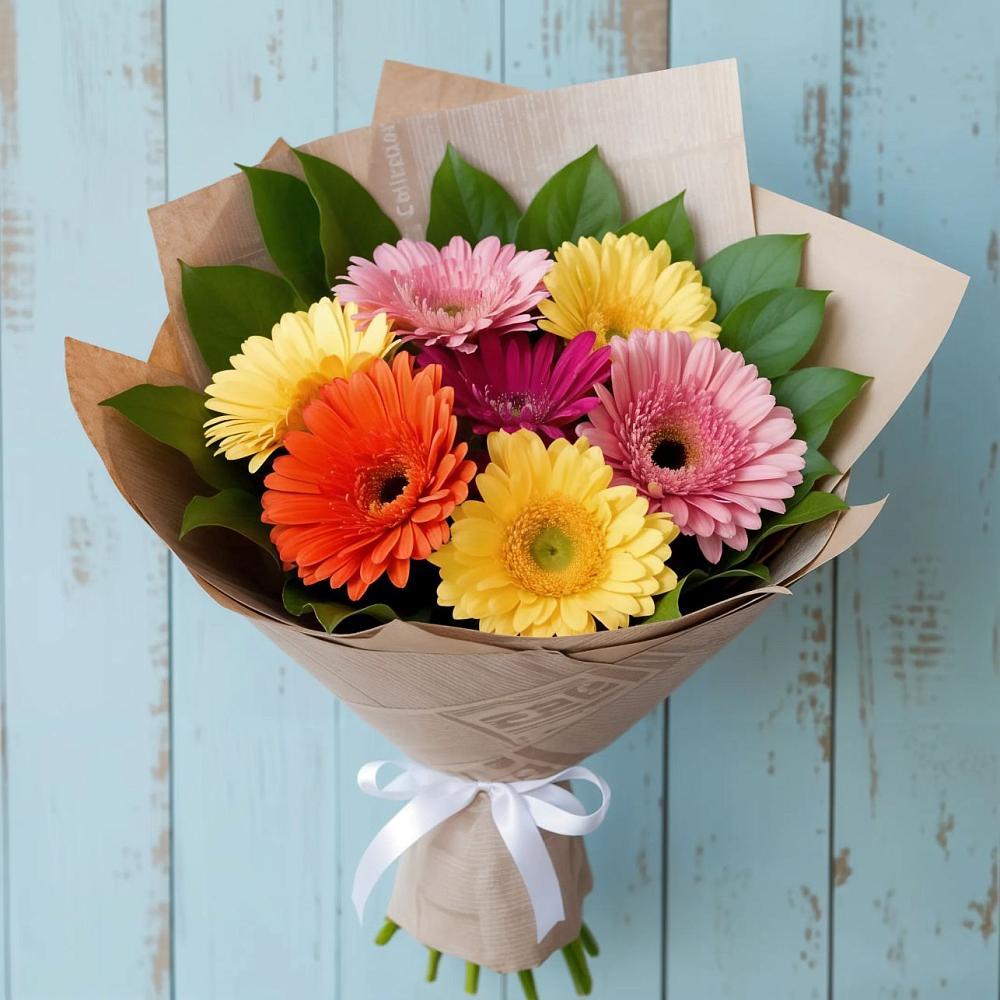 Букет цветов из: Герберы в Красавино