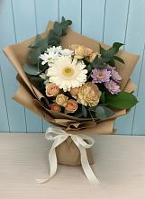 Букет цветов из:  Герберы и Хризантемы в Красавино