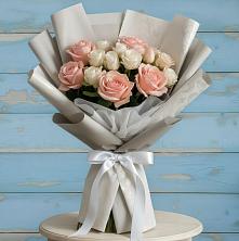 Букет цветов из:  Розы в Красавино