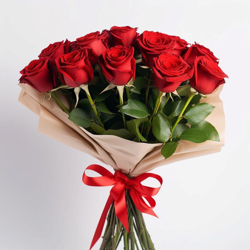 Букет 11 Красных роз Эдлесс Лав в Красавино